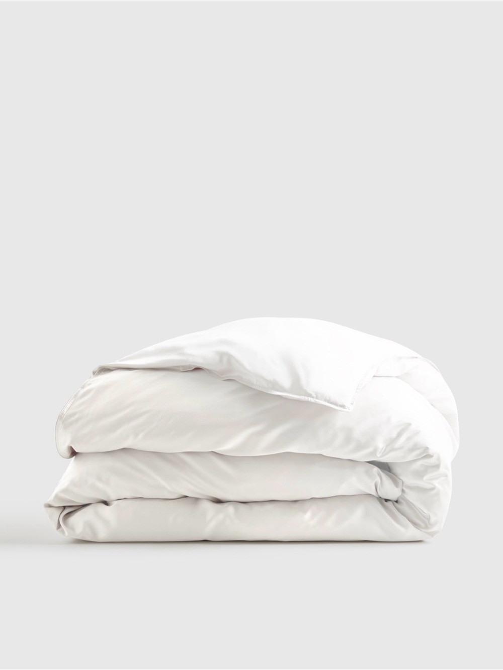 Quince Bamboo Duvet Cover, King/Cal King, White 🤍